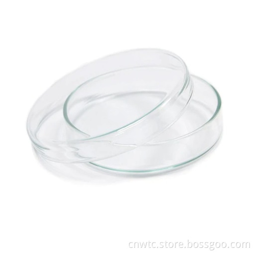 Disposable Glass Petri Dish | 100mm Round Petri Dish: Lab Equipment for Scientific Research and Education